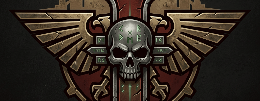Logo inquisitoriale oscuro per kill team cittadino