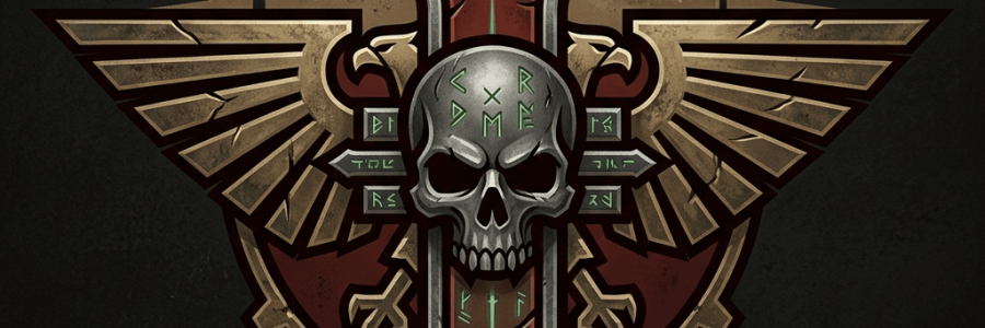 Logo inquisitoriale oscuro per kill team cittadino
